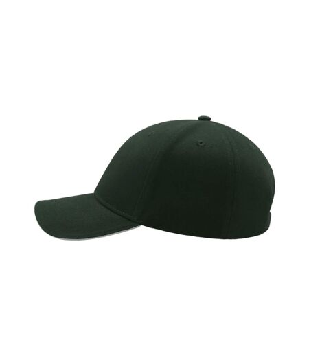 Atlantis Liberty Sandwich Heavy Brush Cotton 6 Panel Cap (Pack of 2) (Green) - UTAB433