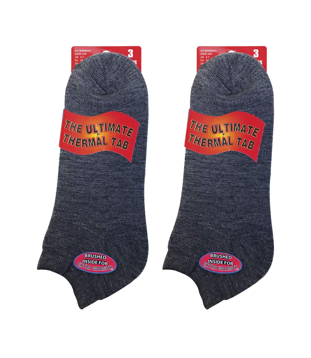 Sock Snob - 6 paires de chaussettes d'entraînement thermiques pour femmes-2