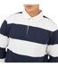 Haut De Rugby Homme Crème Bleu Marine Brave Soul-4