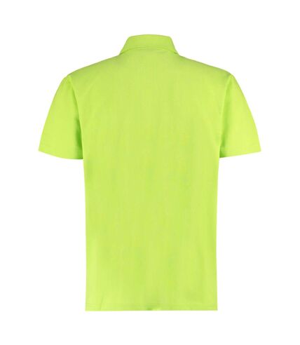 Kustom Kit Mens Regular Fit Workforce Pique Polo Shirt (Lime Green)