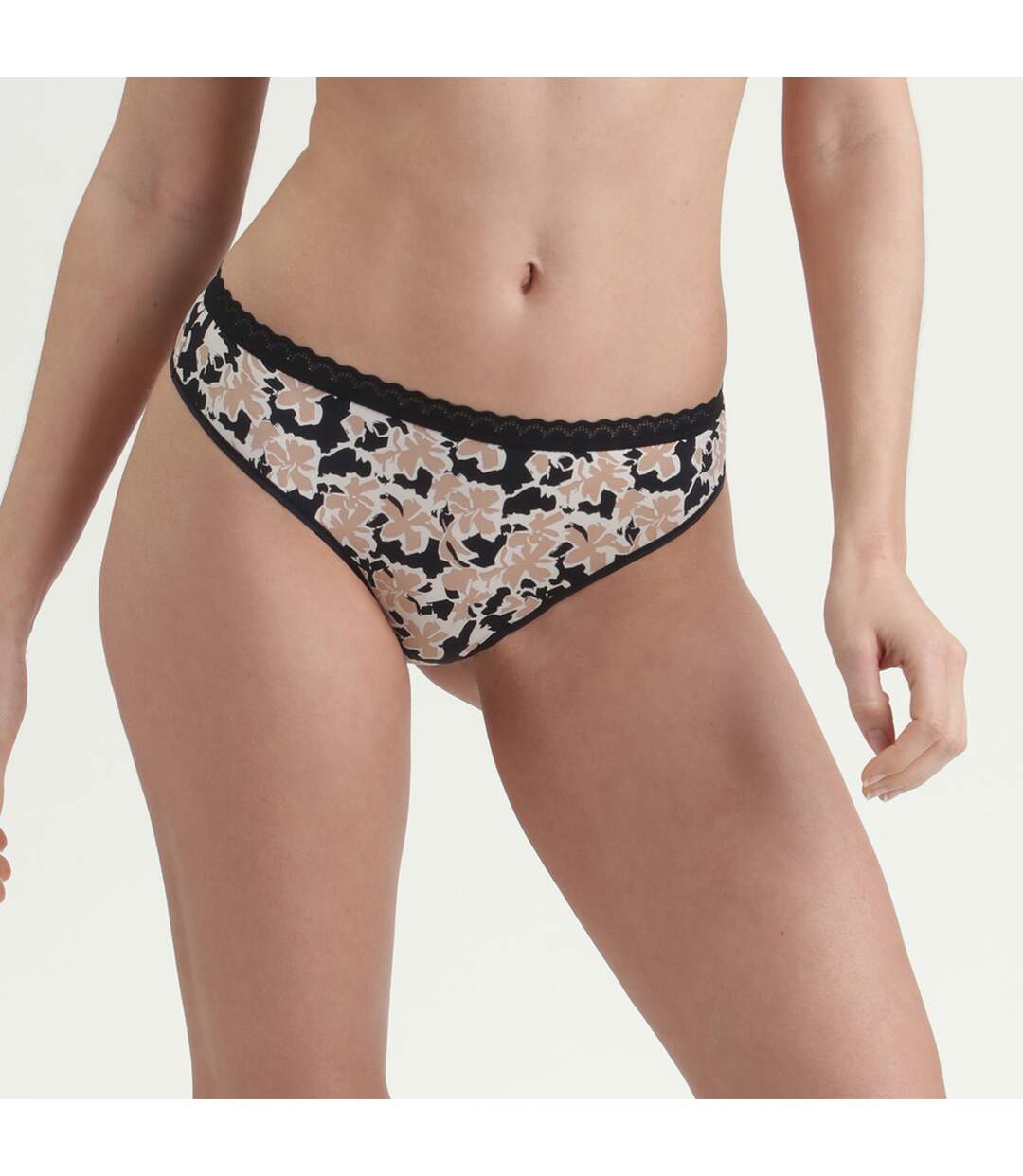 String microfibre stretch et dentelle Daily Micro-1