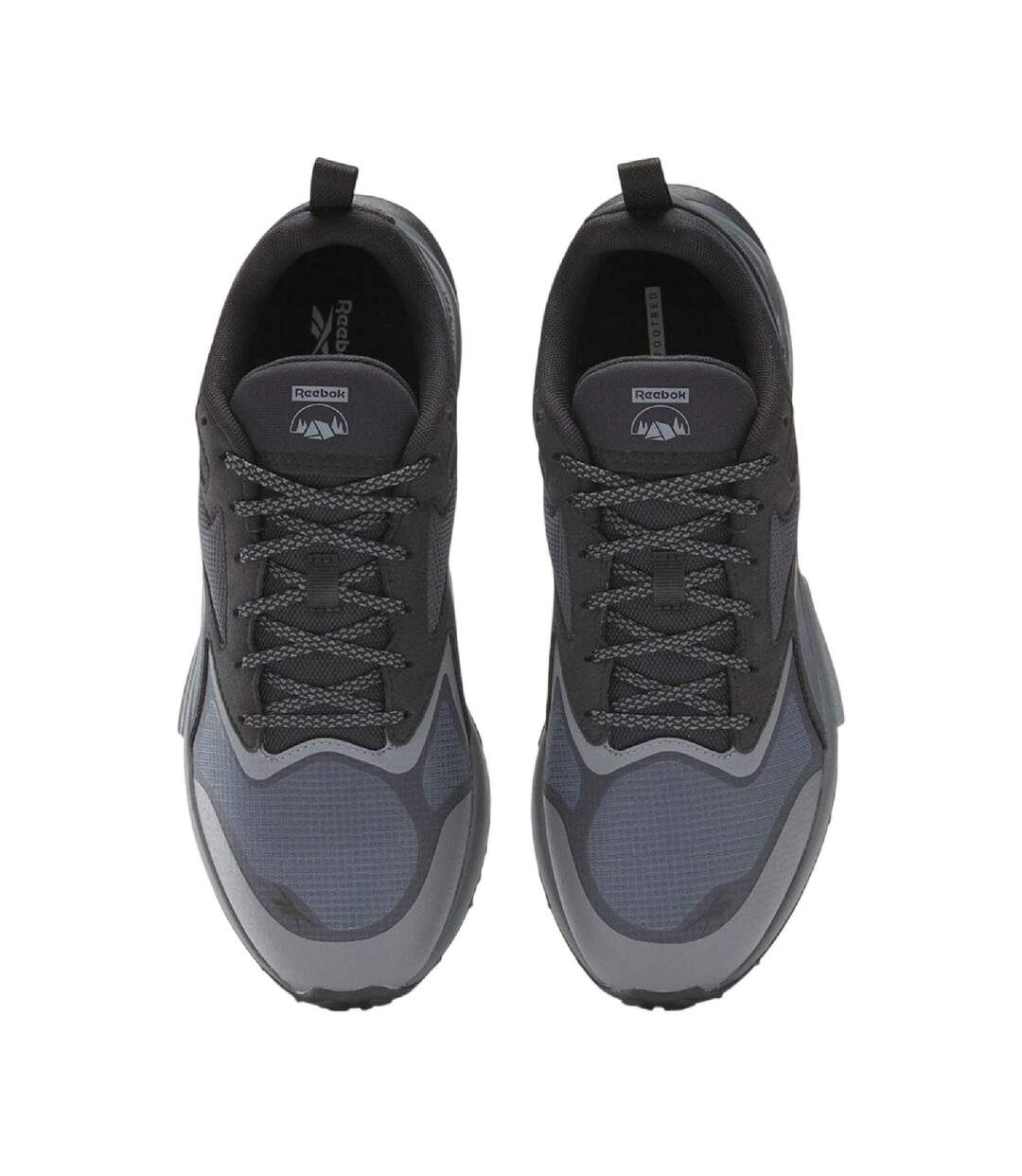 Baskets Motif/style Logo Trail Homme Noir Gris Reebok-3