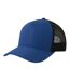 Casquette Trucker Motif/style 5 Panneaux Dempo Bleu Roi Noir Atlantis Headwear-1