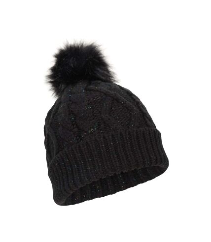 Womens/ladies storm waterproof beanie black Mountain Warehouse