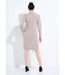 Robe pull col rond motifs animaliers en sequins-2