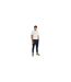 Mens Lettering Crew Neck Slim T-shirt Ecru Tommy Jeans-1