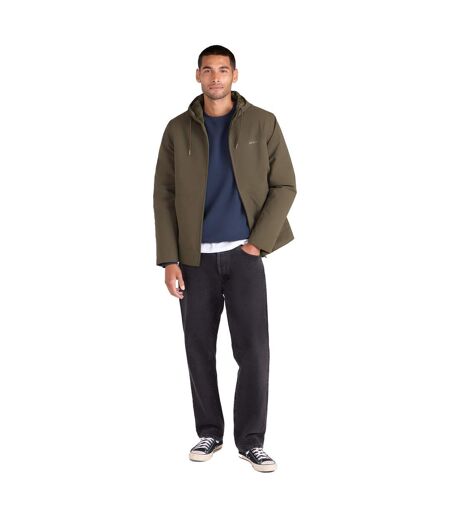 Mens Jack Borg Lined Jacket Green Animal