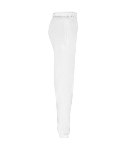 Fruit Of Loom Mens Classic 80/20 Elasticated Sweatpants (White) - UTRW7050