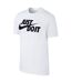 T-shirt Motif/style Swoosh Just Do It Homme Blanc Noir Nike-2