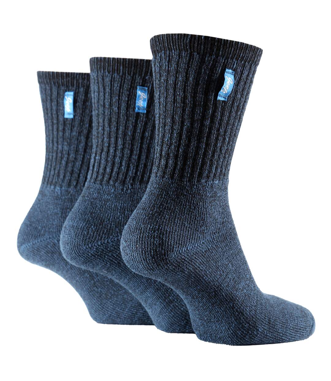 3 Pack Ladies Crew Length Boot Socks-1