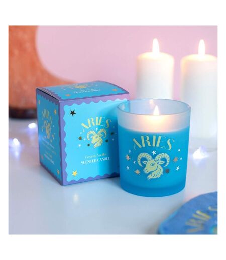 Zest Vanilla Aries Zodiac Candle One Size Blue Something Different