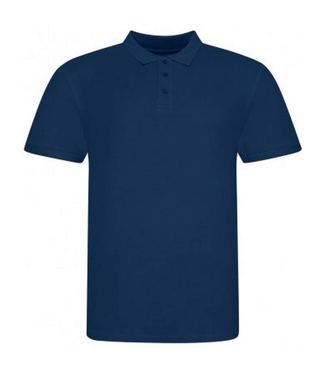 Polo piqu homme bleu foncé Awdis-1