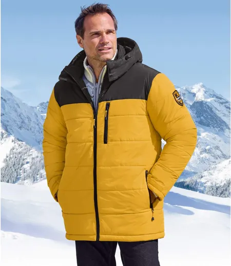 Men's Yellow Padded Jacket 