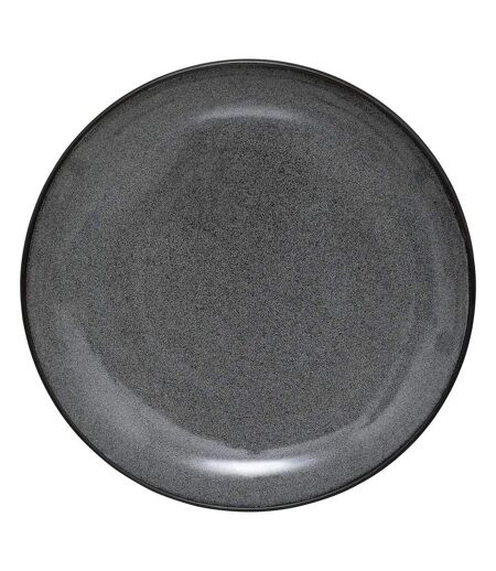Lot de 6 Assiettes Plates Diane 27cm Gris Foncé