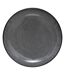 Lot de 6 Assiettes Plates Diane 27cm Gris Foncé-1