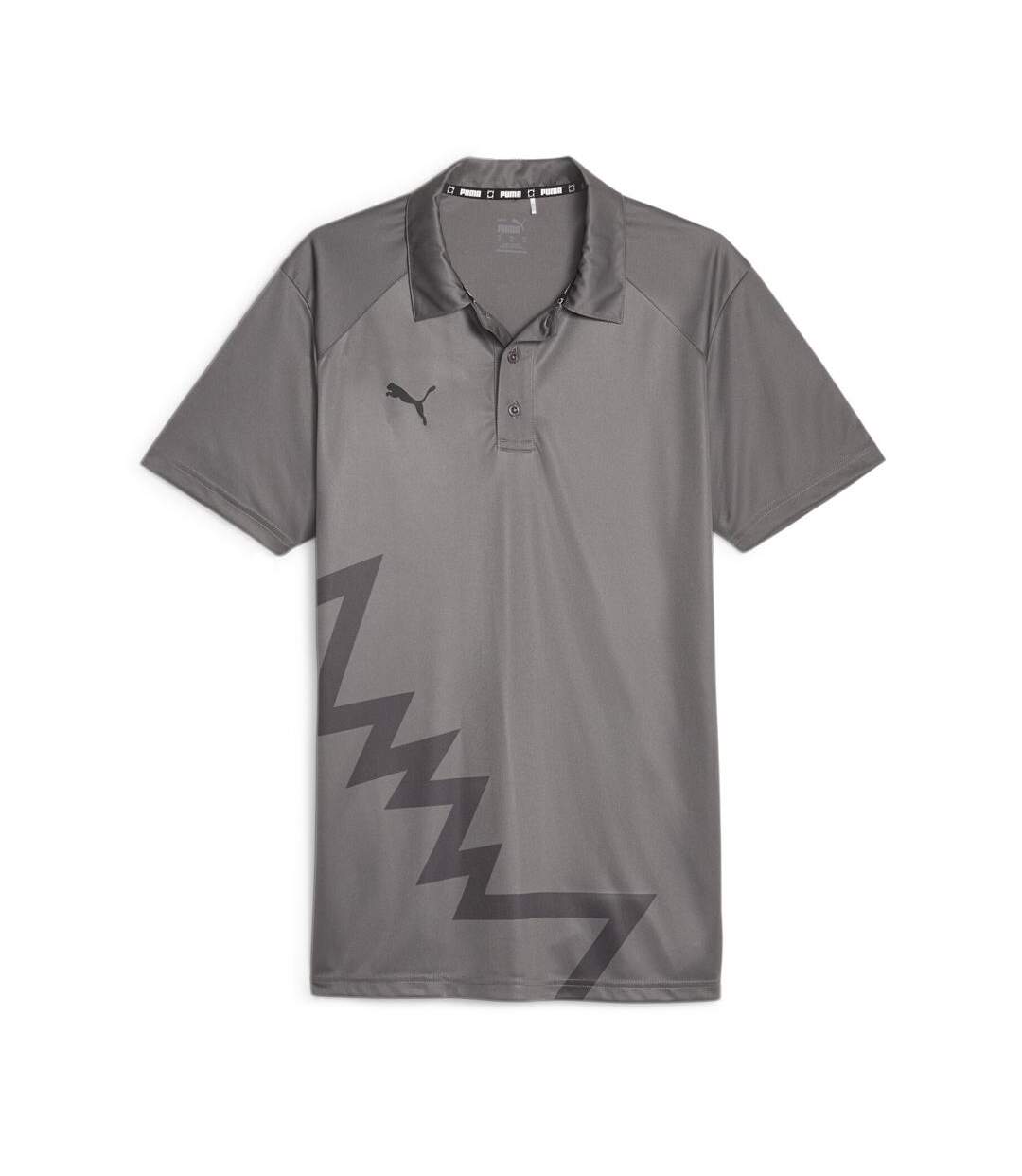 Polo gris homme puma hoops team polo-1