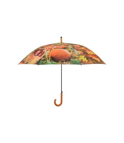 Grand parapluie bois et métal toile polyester Automne