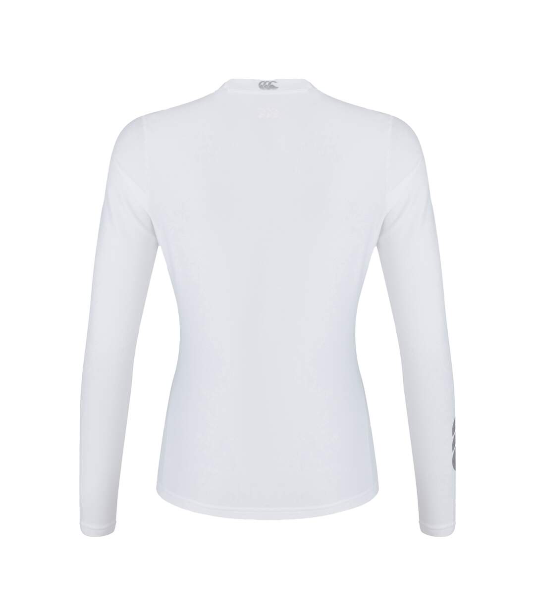 Womens/ladies Thermoreg Long-sleeved Base Layer Top White Canterbury-3