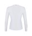 Womens/ladies Thermoreg Long-sleeved Base Layer Top White Canterbury-3