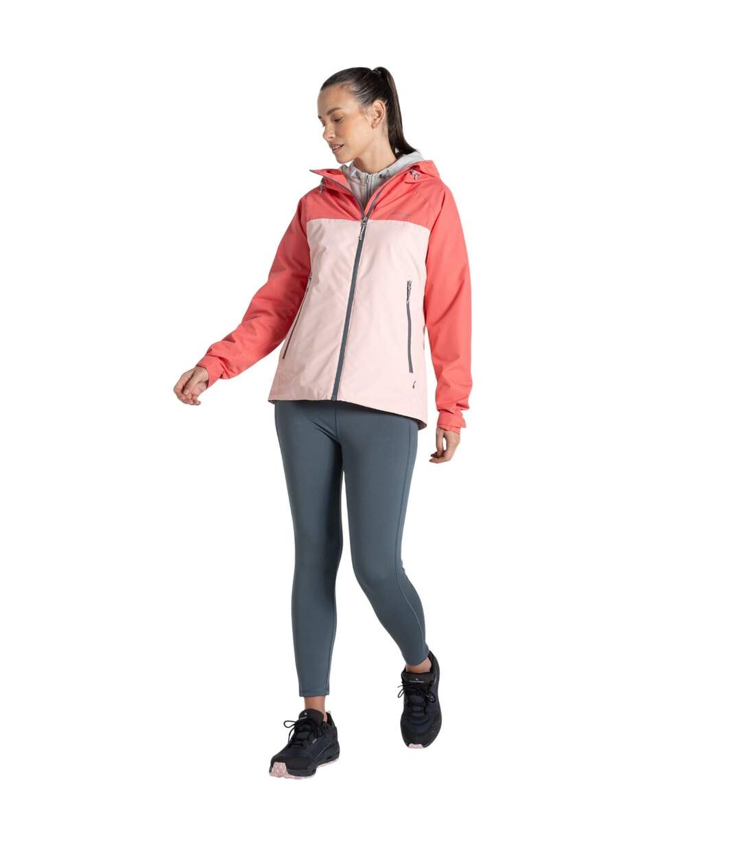 Veste imperméable vanth femme corail foncé / rose pêche Craghoppers-3