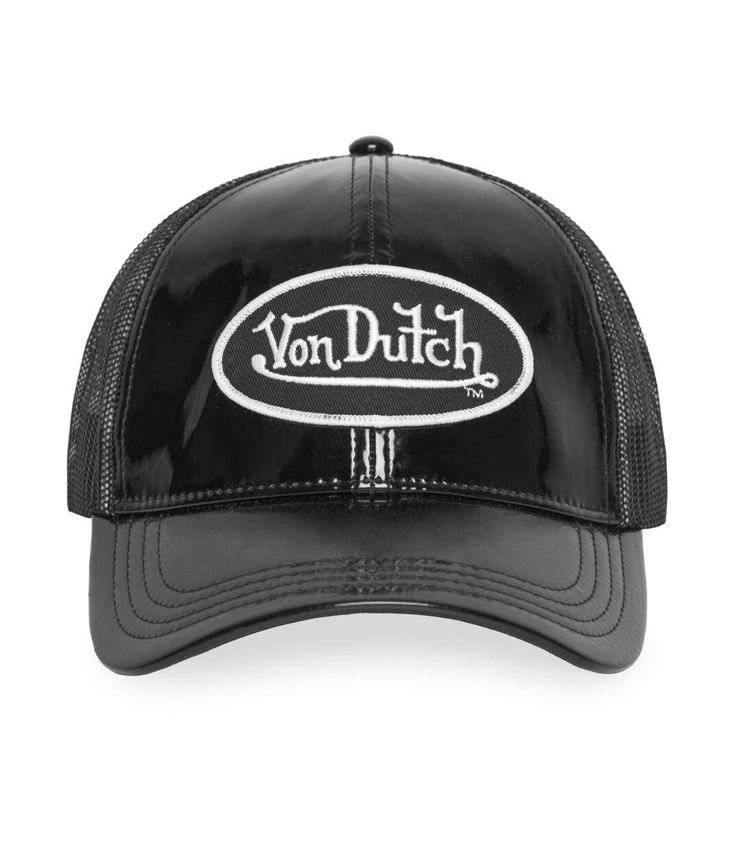 Casquette baseball avec filet en vinyl brillant avec écusson Shiny Vondutch-2