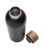 Recycled stainless steel 500ml bottle one size black XD Collection-2