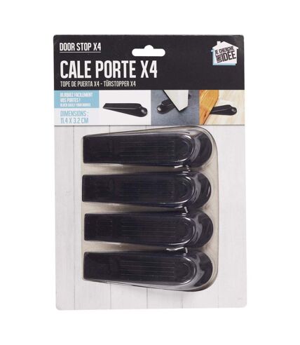 Set de 4 cale-portes en plastique