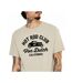 T-shirt col rond en coton homme avec Logo Log9 Crème Vondutch-2