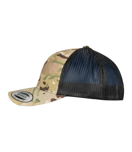 Casquette Trucker Motif/style Rétro Adulte Multicam Flexfit