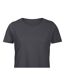 Womens/ladies Organic T-shirt Dark Grey B&C-2