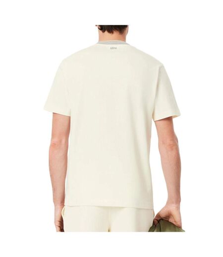T-Shirt blanc homme lacoste th0124