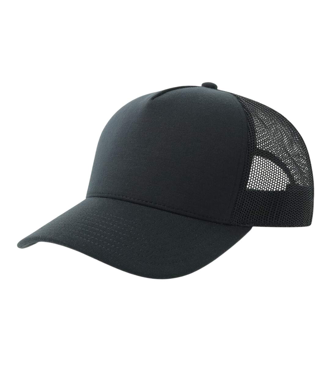 Casquette Trucker Motif/style 5 Panneaux Rapper Jersey-s Adulte Bleu Marine Atlantis Headwear-1