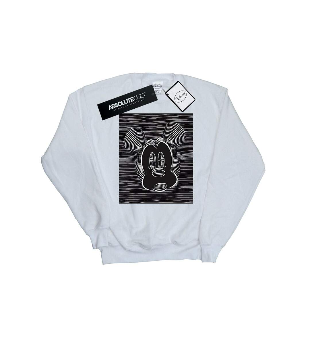 Disney Sweat-shirt Womens/Ladies Mickey Mouse Magic Eye (Blanc) - UTBI27102-1