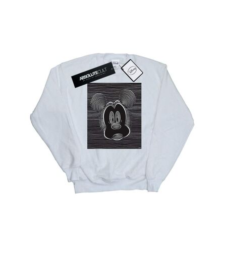 Disney Sweat-shirt Womens/Ladies Mickey Mouse Magic Eye (Blanc) - UTBI27102