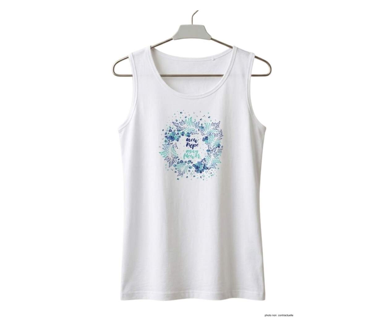 Débardeur M2120A MAYFLOWER – Top en coton jersey sérigraphié au confort respirant-2