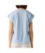 T-shirt bleu clair femme pepe jeans bloom0-2