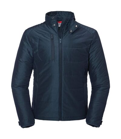 Doudoune matelassée cross homme bleu marine Russell