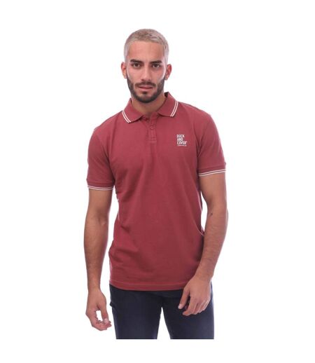 Polo sameer homme rouge Duck and Cover
