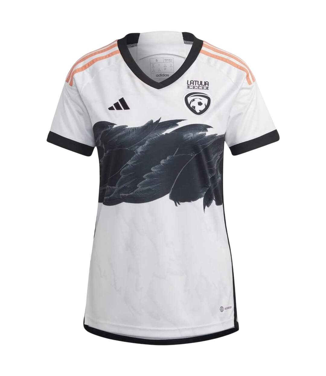 Maillot De Foot Motif/style Lettonie Femme Blanc Adidas-2