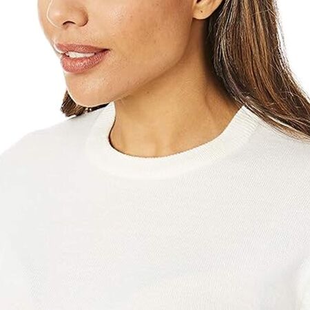 Pull femme blanc cassé Light And Shade