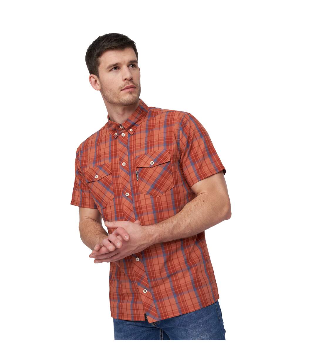 Chemise femington homme rouge Duck and Cover-3