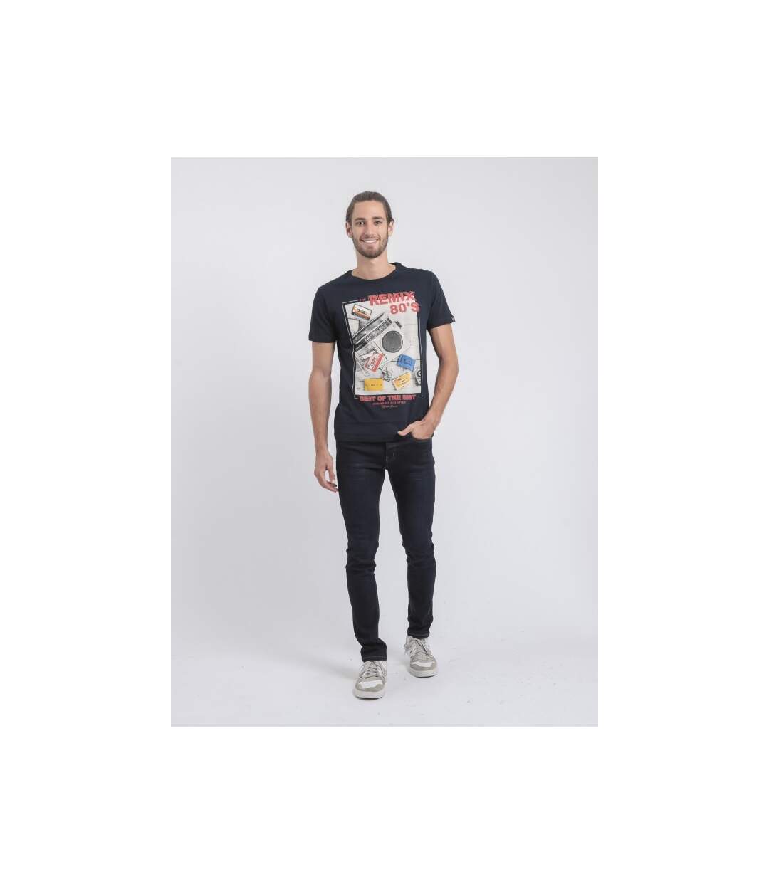 T-shirt col rond pur coton JAMIX-4