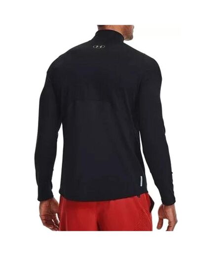 T-Shirt de sport noir homme under armour coldgear - l