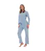 Ensemble De Pyjama Long Femme Bleu Clair Keanu-3