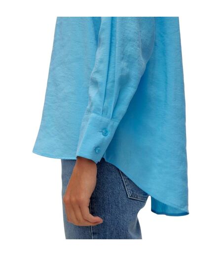 Chemise Manches Longues Vmqueeny Femme Bleu Clair Vero Moda