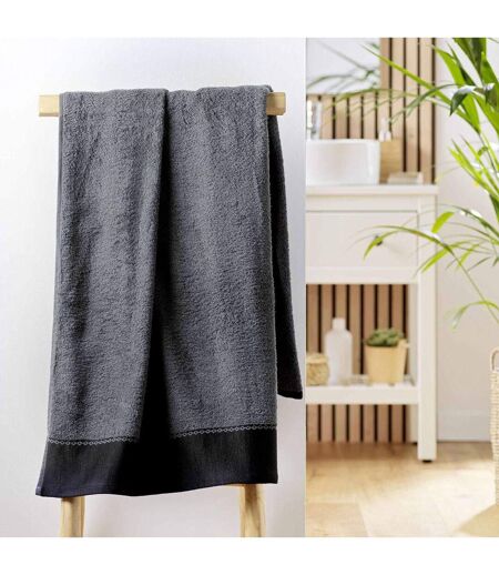 Drap de Bain Majesty 90x150cm Anthracite