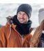 Mens Winter Warm Fleece Lined Chunky Knit Thermal Neck Warmer-5