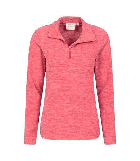 Womens/ladies snowdon melange fleece top winetasting Mountain Warehouse