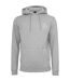 Sweat À Capuche Easy Sign Pour Hommes Gris Chiné Mister Tee-1