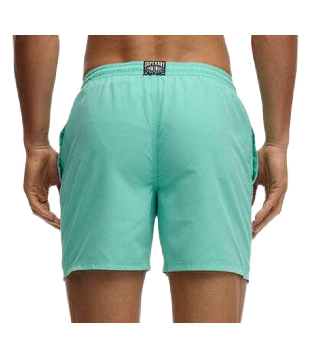 Short de bain turquoise superdry essential 16 swim-2
